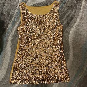 Sequin tank top